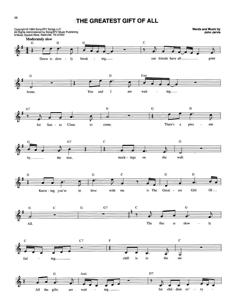 THE GREATEST GIFT OF ALL