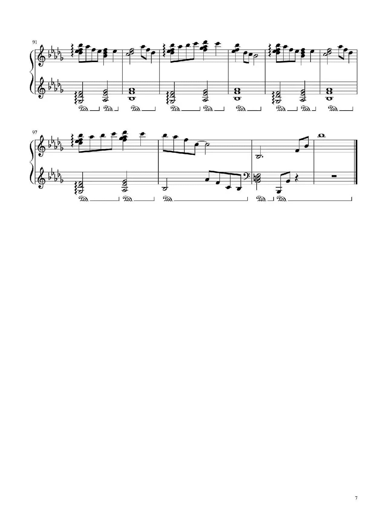 Luv Letter（情书）（BiBIPiano钢琴版）