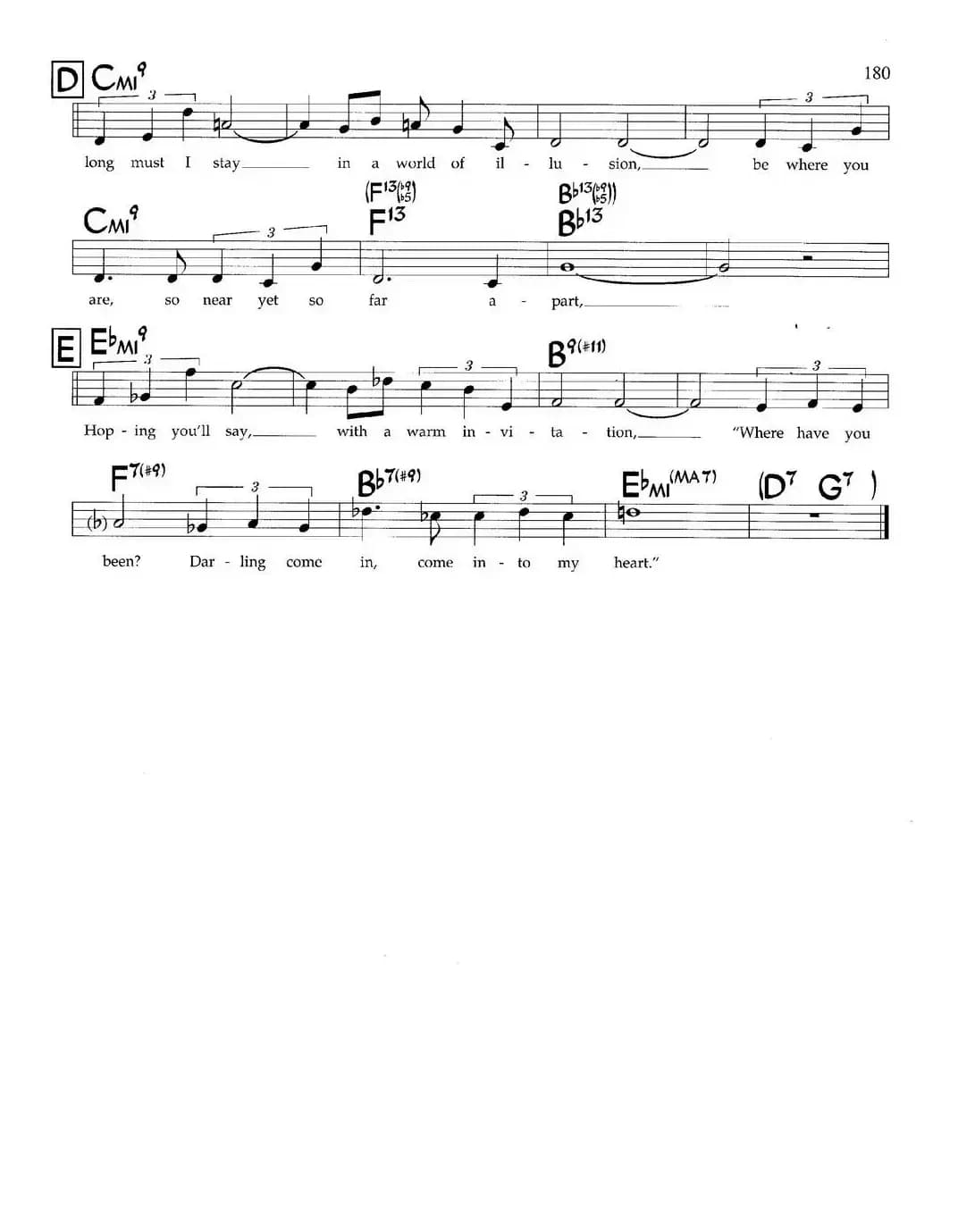 Invitation（带和弦五线谱）