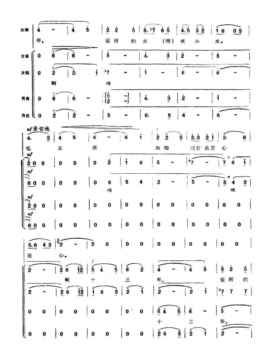 延安儿女永远怀念毛主席