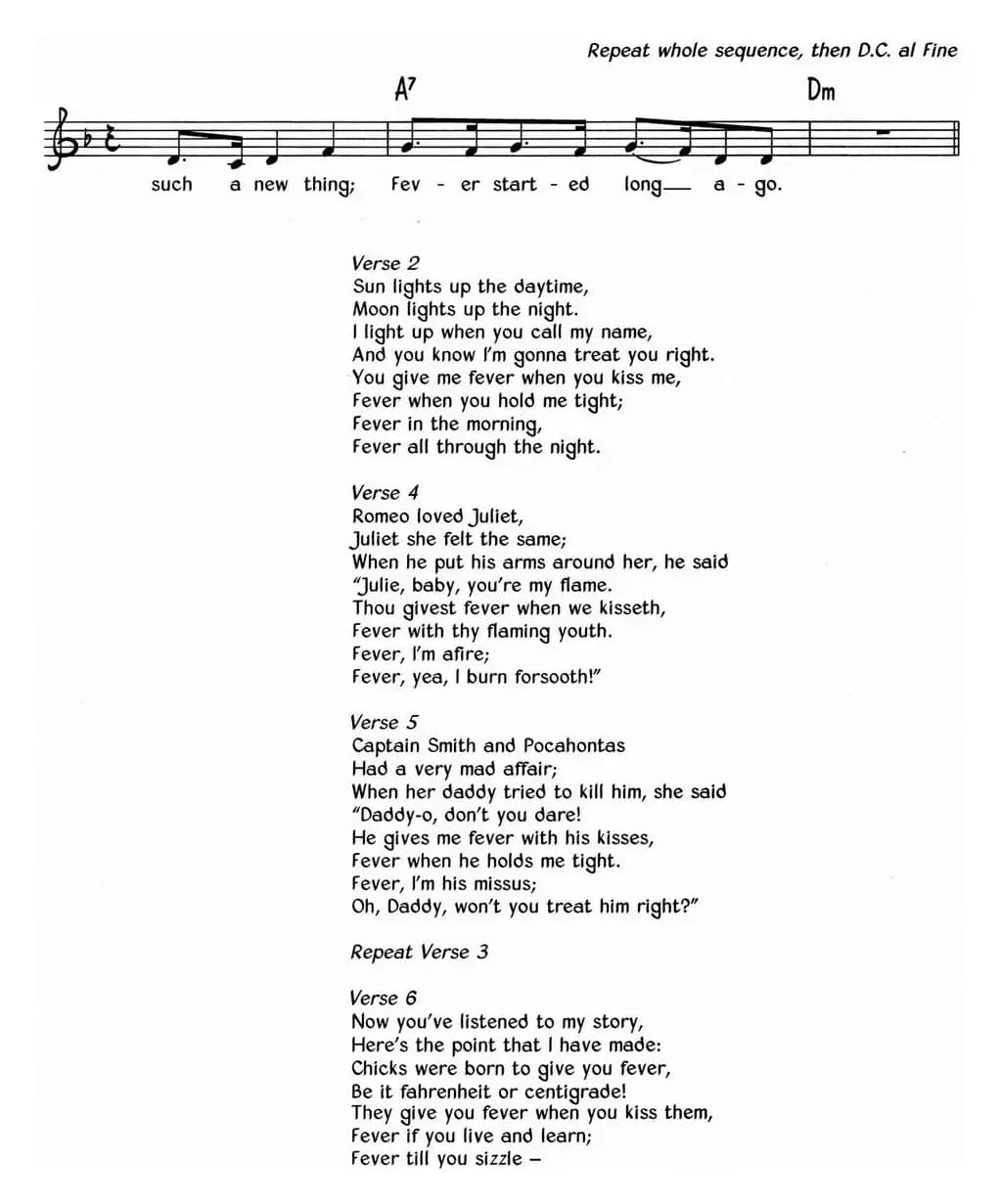 蓝调音乐：Fever