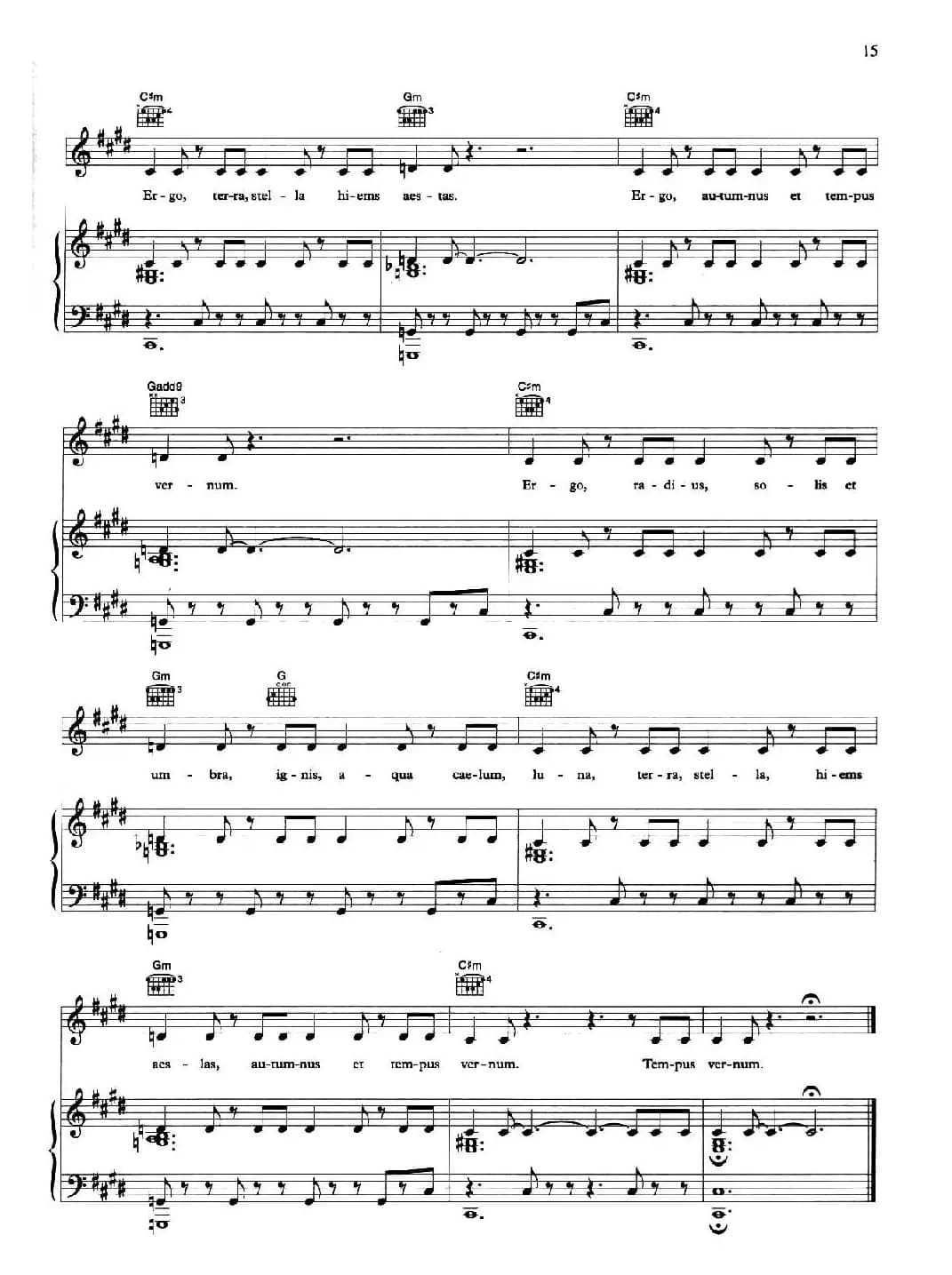 TEMPUS VERNUM (维也纳掠影)(正谱)