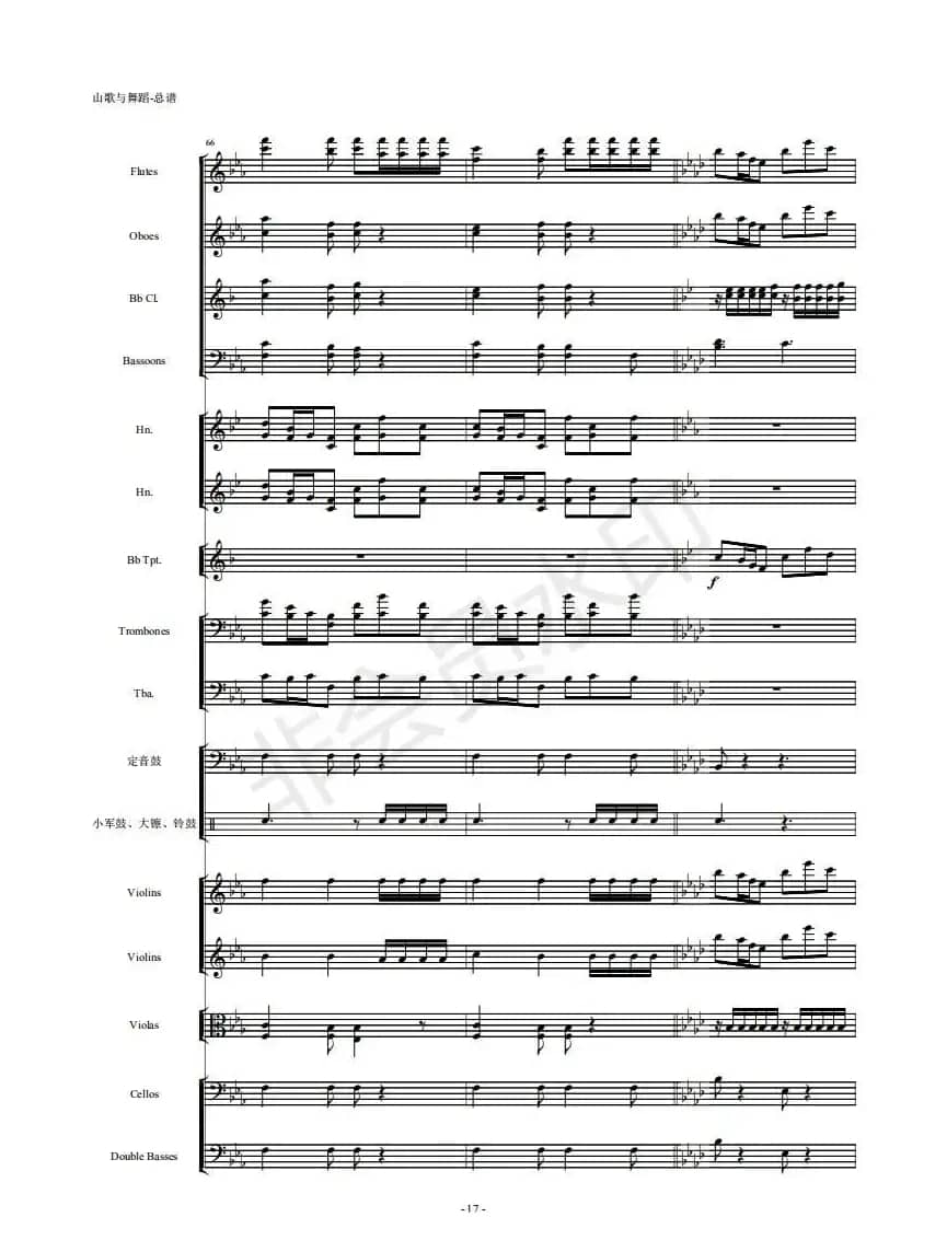 河南民歌组曲（第三乐章）