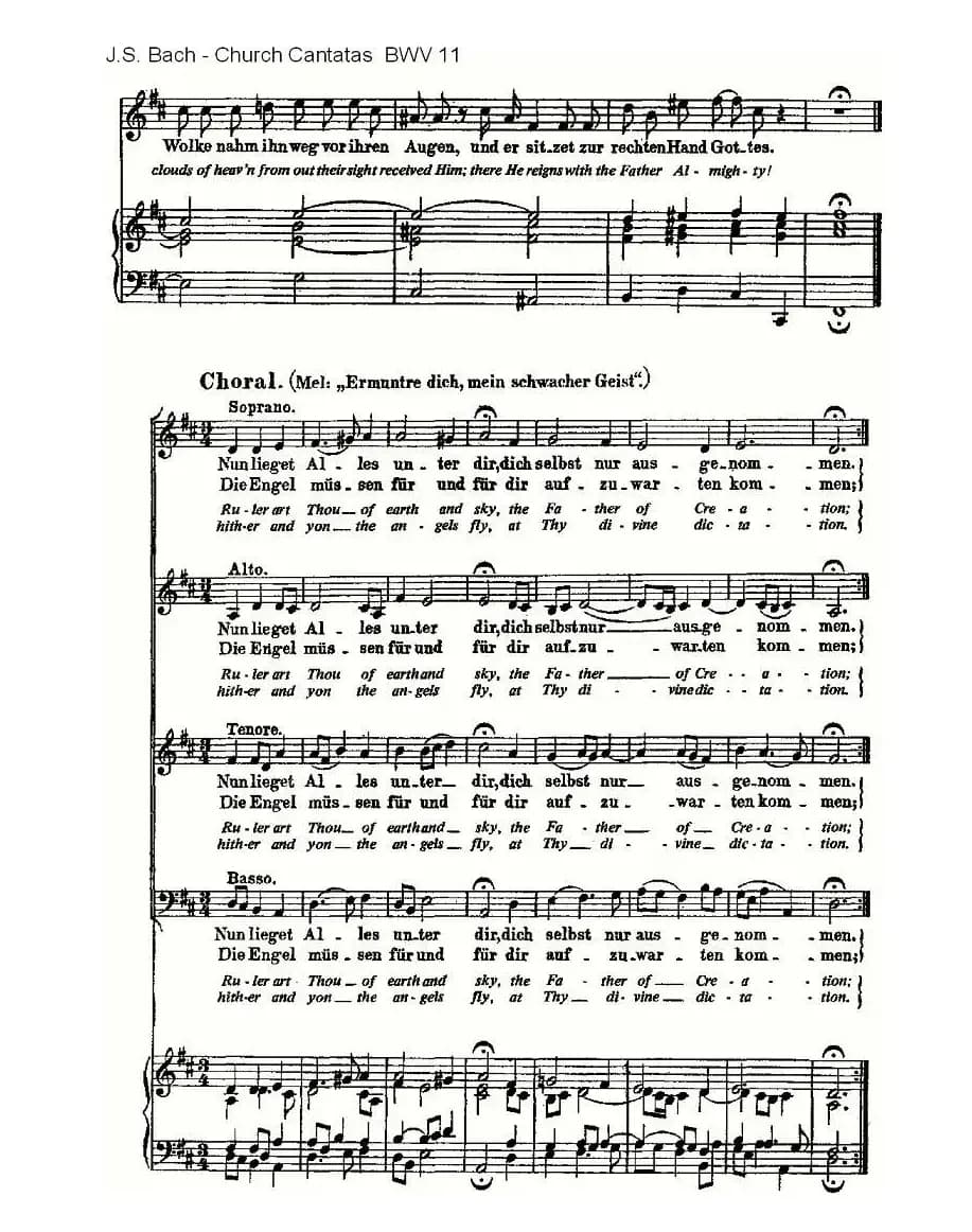 Lobet Gott in Seinen Reicben(颂扬上帝)