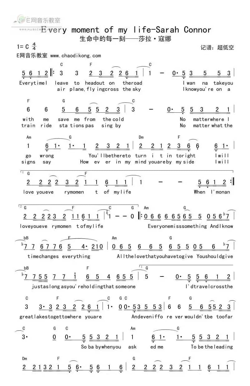 Every Moment Of My Life