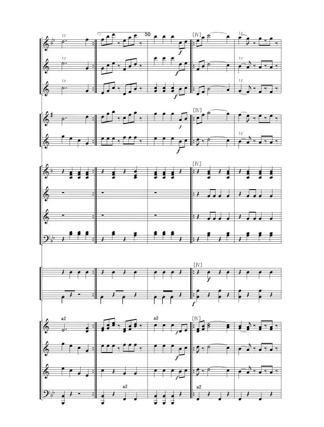 拉德茨基进行曲（总谱）