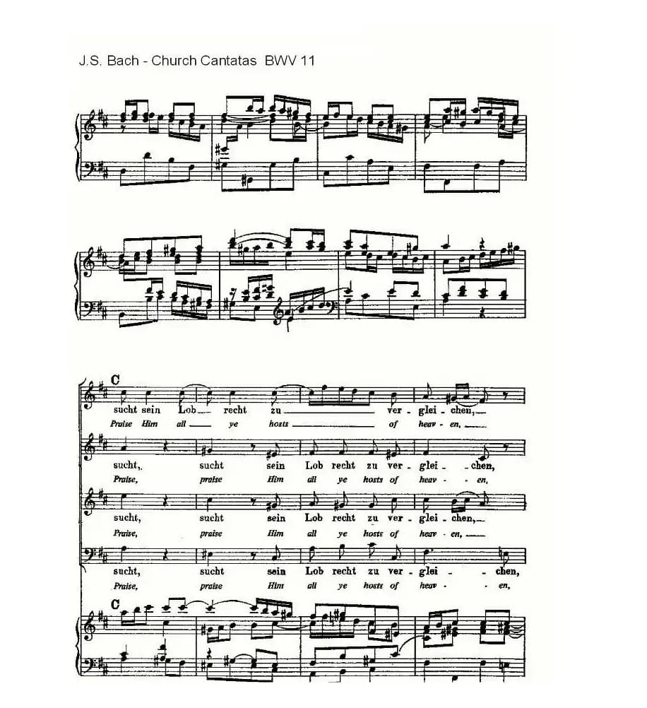 Lobet Gott in Seinen Reicben(颂扬上帝)