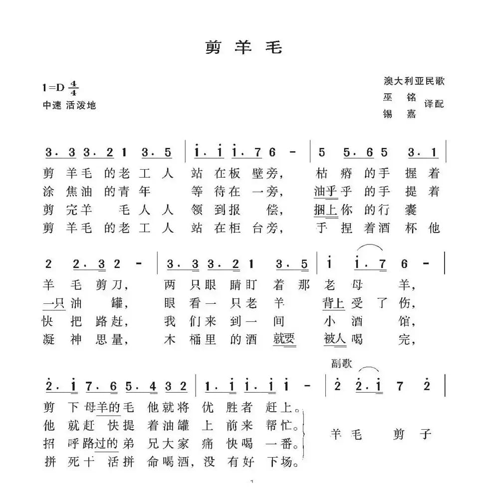 [澳大利亚]剪羊毛