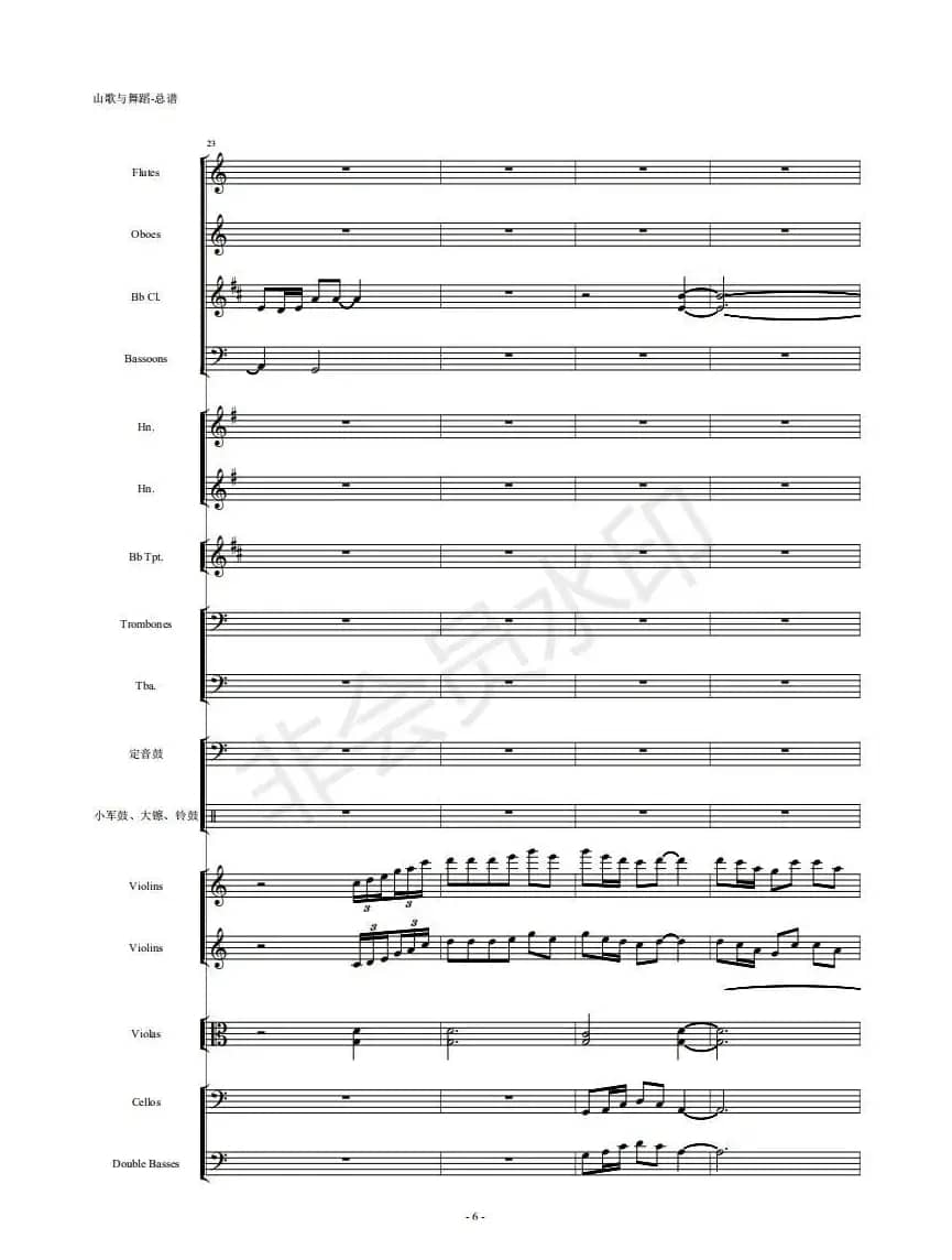 河南民歌组曲（第三乐章）