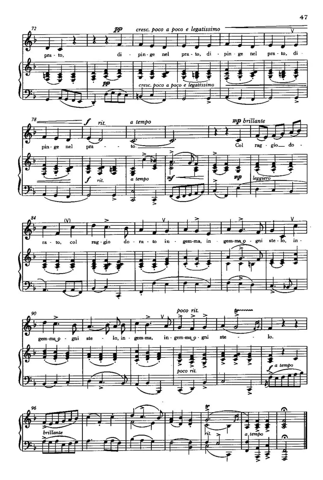 [意]Gia il sole dal Gange（太阳已从甘洁河升起）