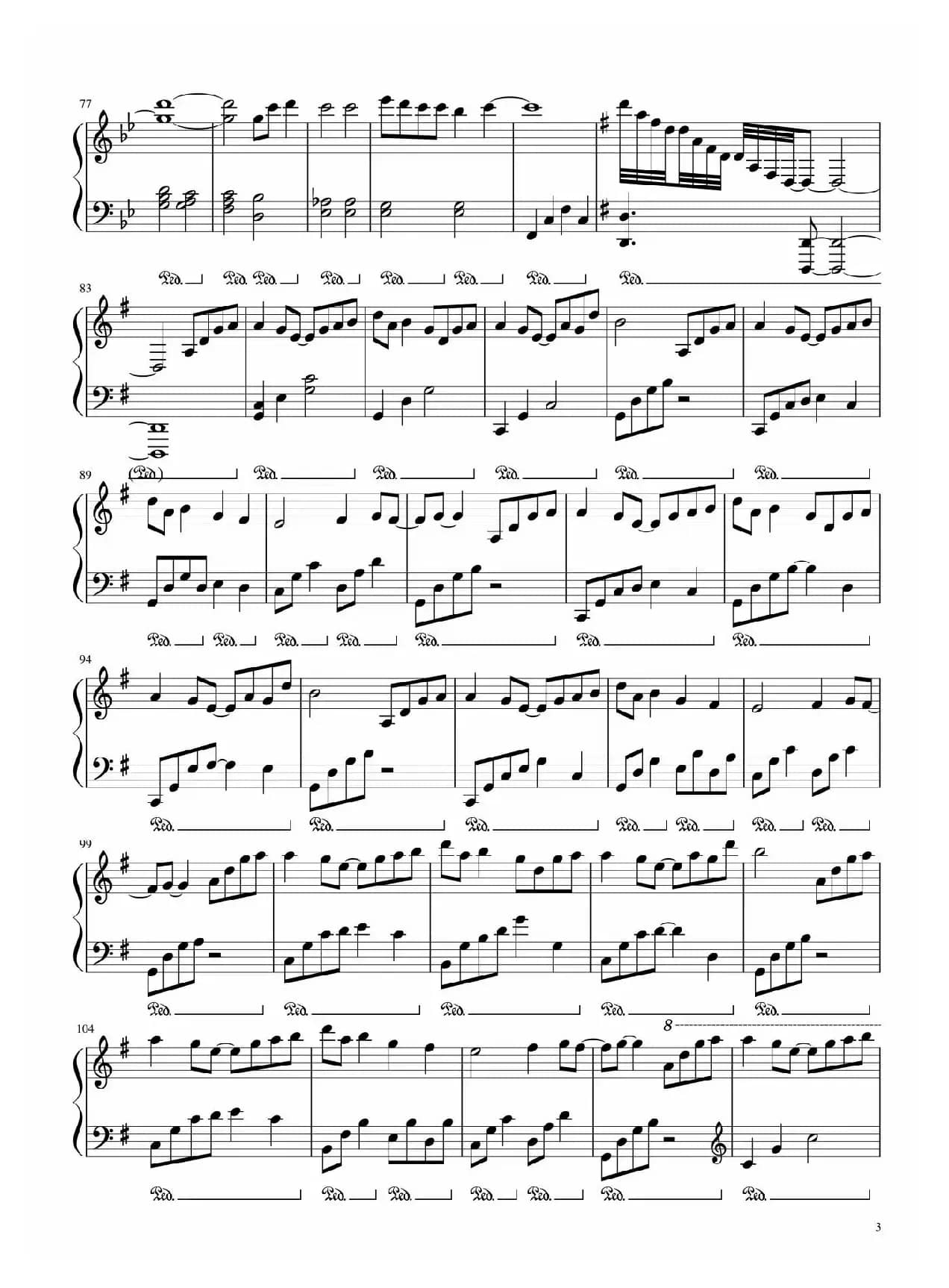 小小的手心（小さな手のひら）【CLANNAD（团子大家族）插曲】（BiBiPiano钢琴版）