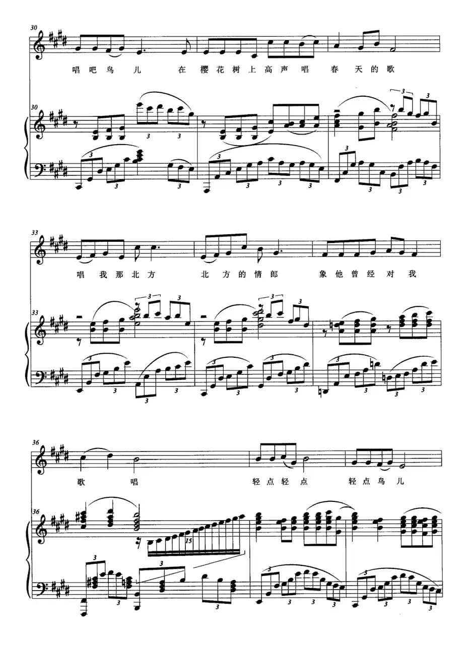 樱花树（正谱）