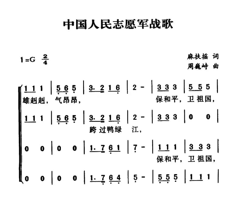 军歌金曲：中国人民志愿军战歌