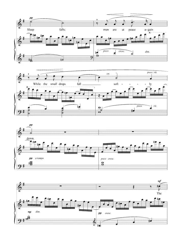 雨中的钟声（正谱 [美]）