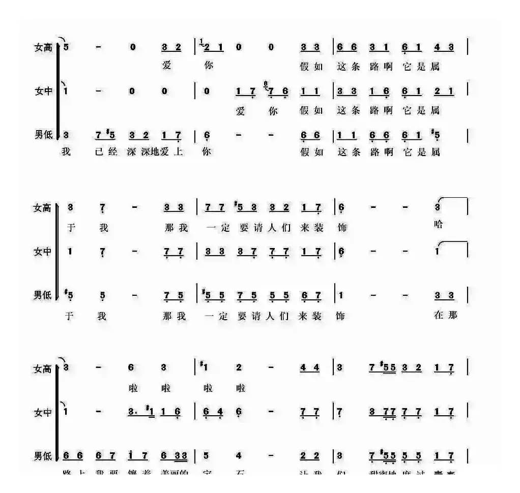 [巴西]在路旁（梦之旅三重唱版）