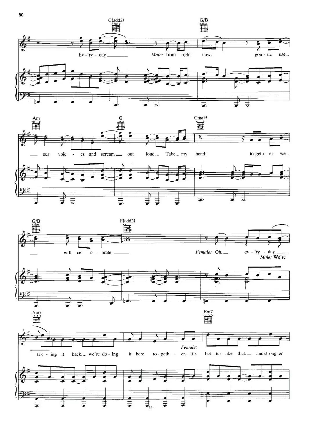 [美]Everyday（正谱）