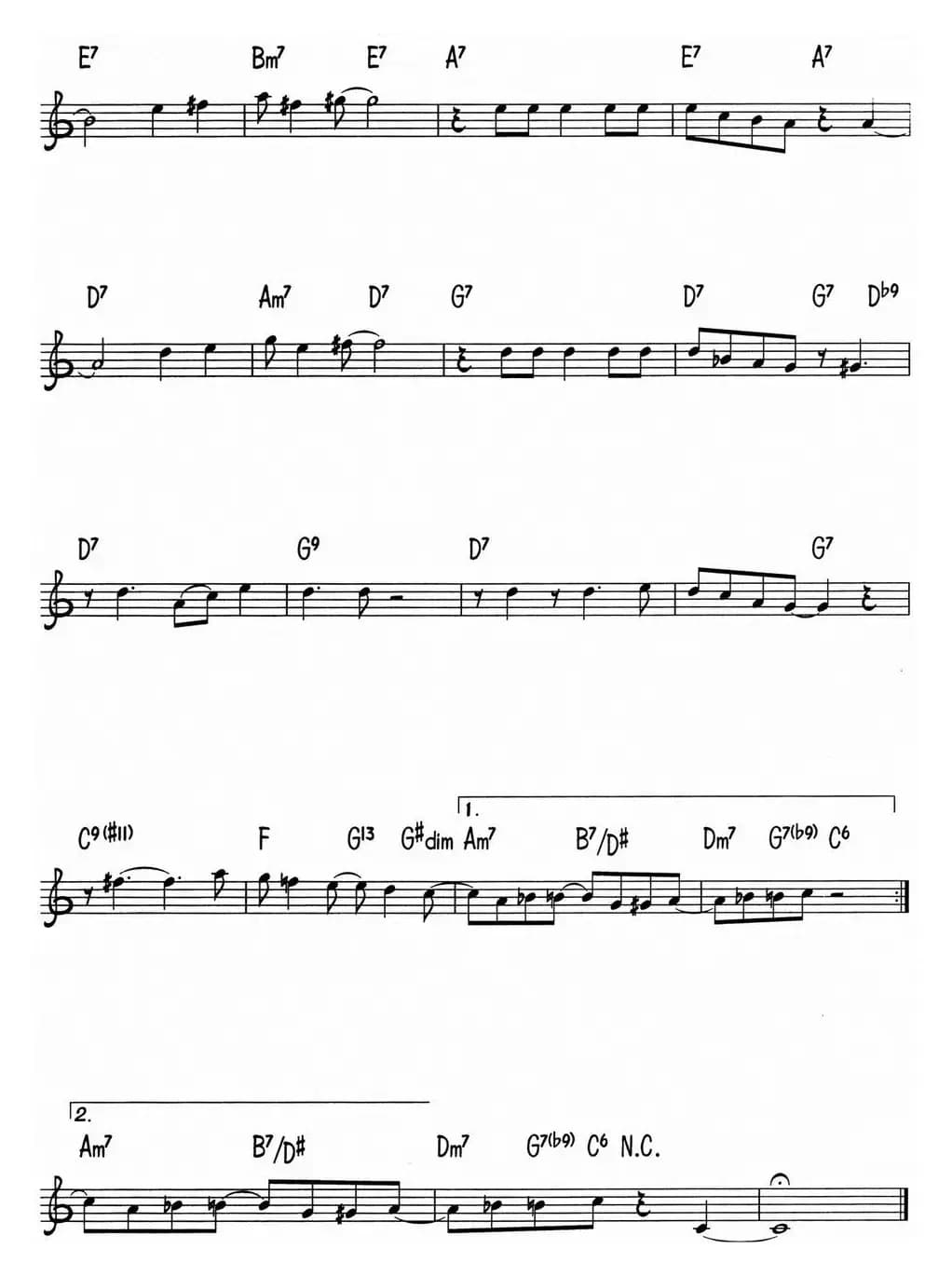 蓝调音乐：Cotton Tail