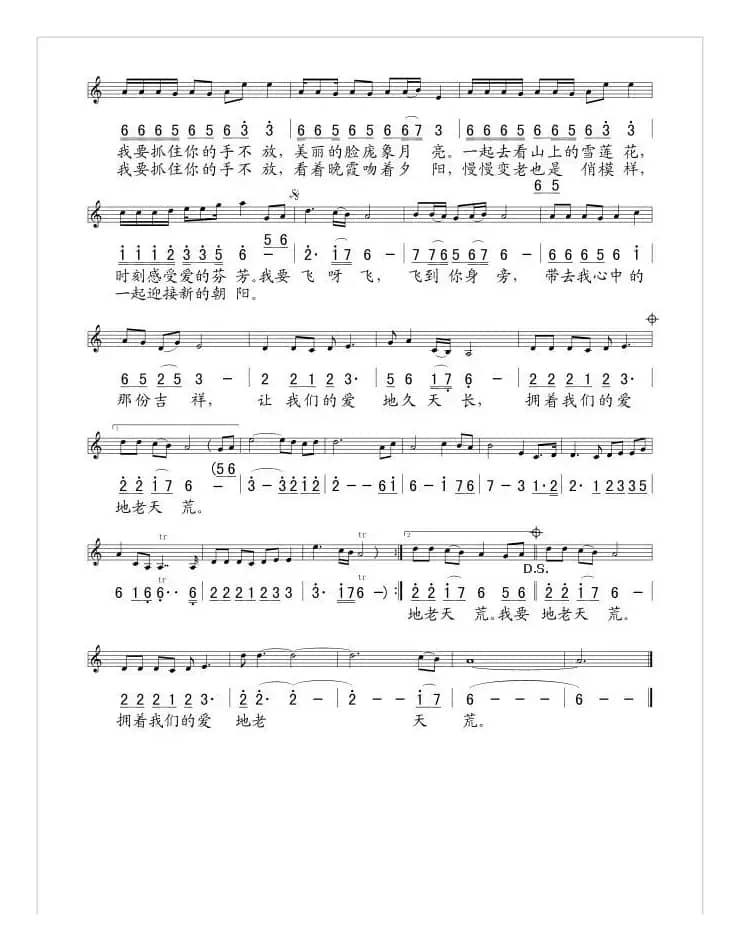 翱翔2012（线、简谱混排版）