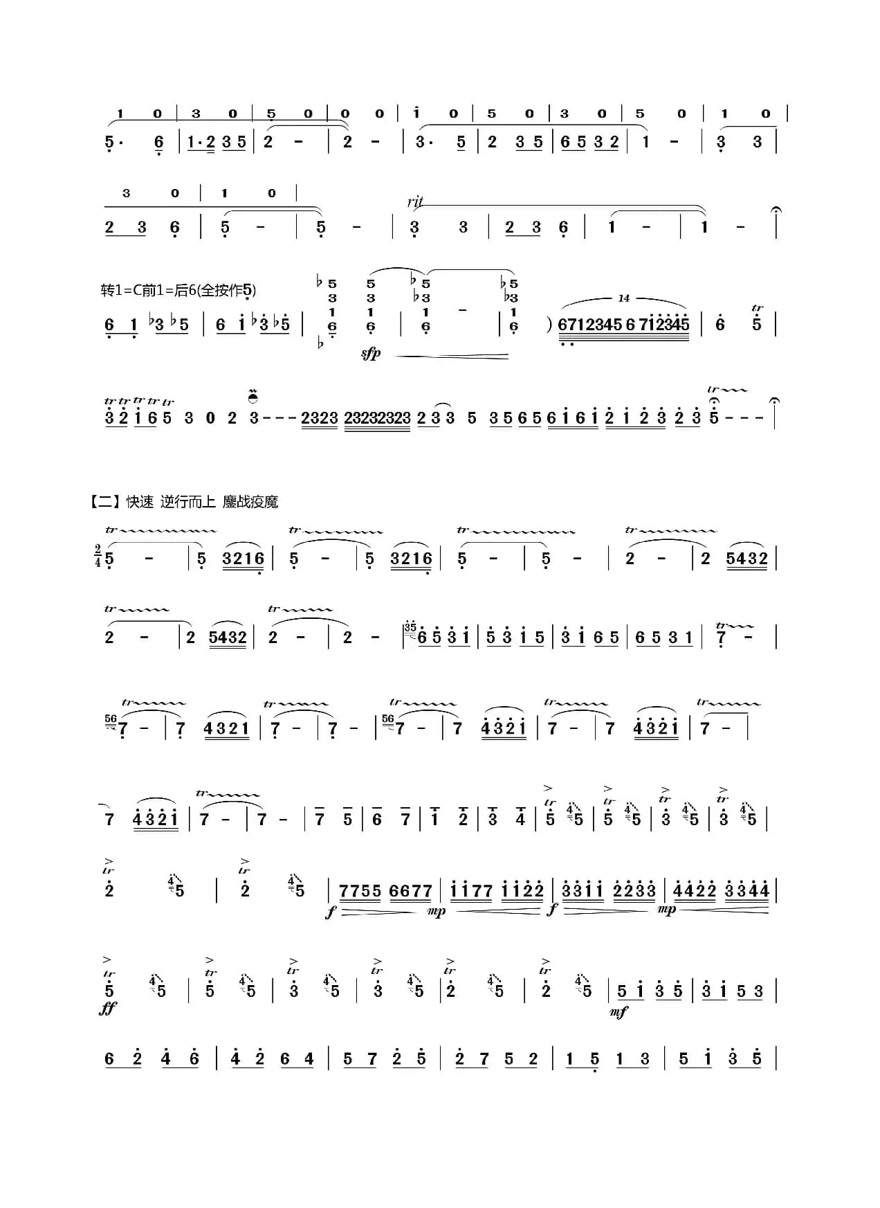 春祭（2020战疫笛子叙事曲）