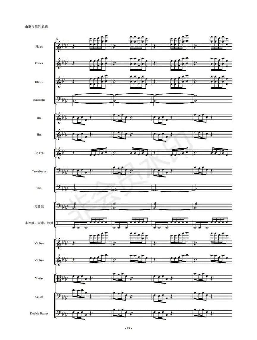 河南民歌组曲（第三乐章）