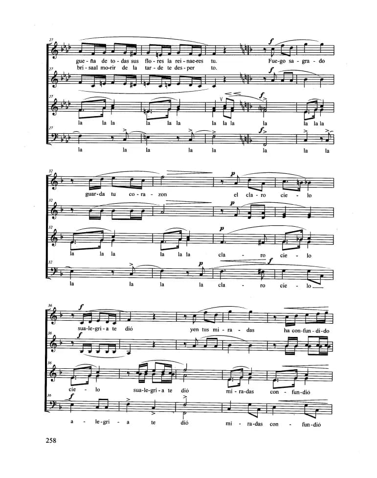 T  U（合唱 正谱）