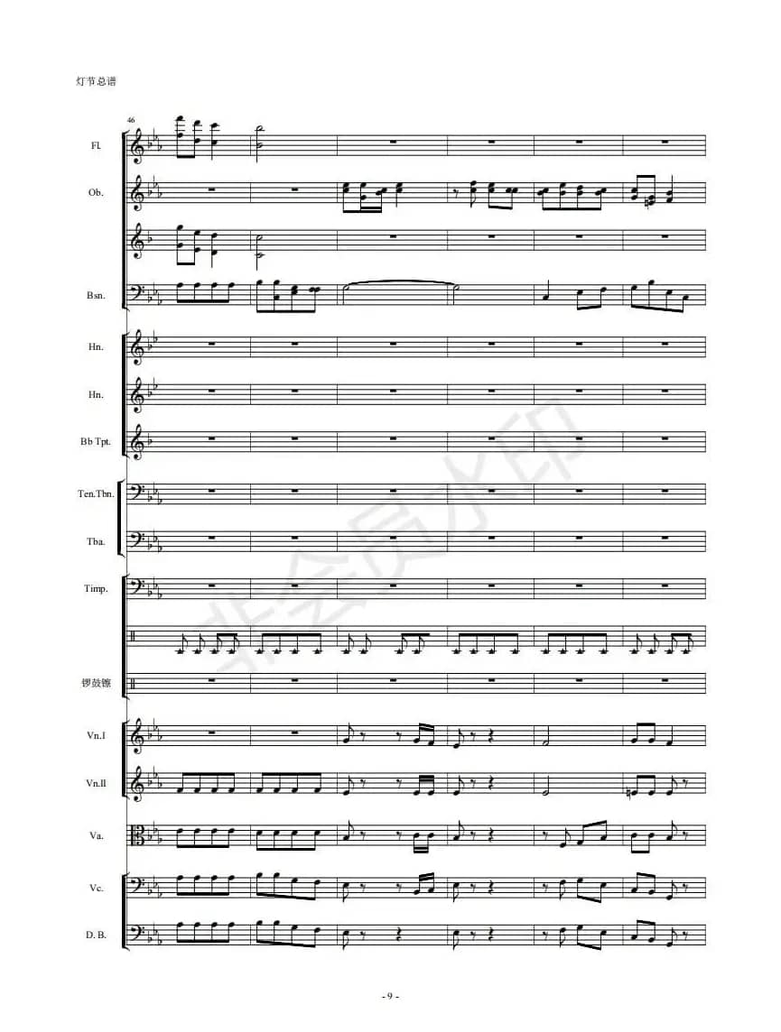 河南民歌组曲（第四乐章）