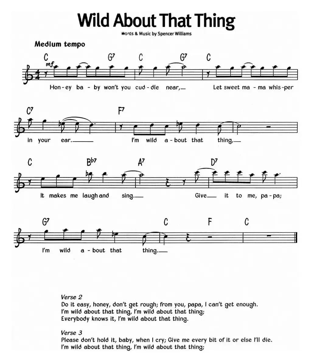 蓝调音乐：Wild About That Thing