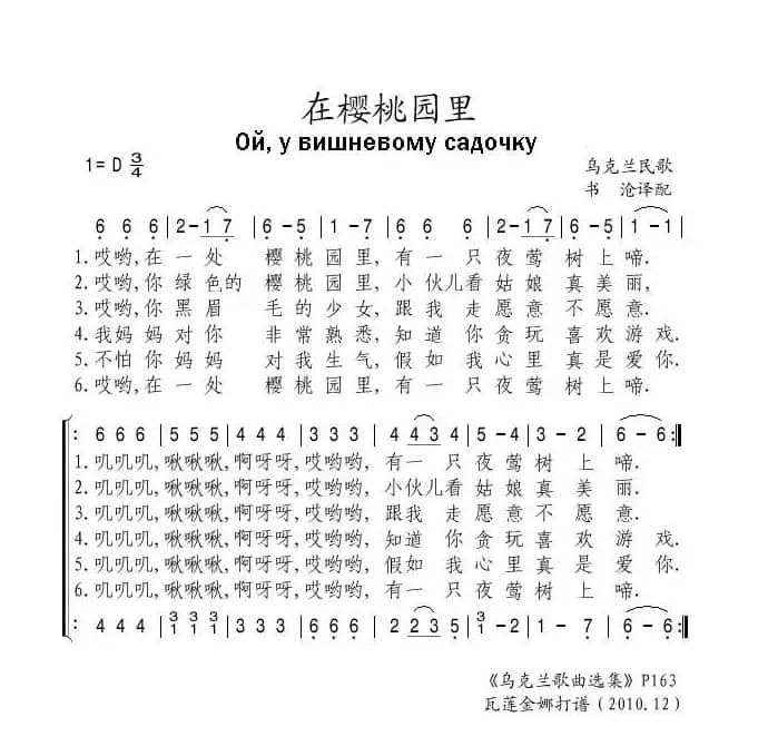 [乌克兰] 在樱桃园里（乌克兰）