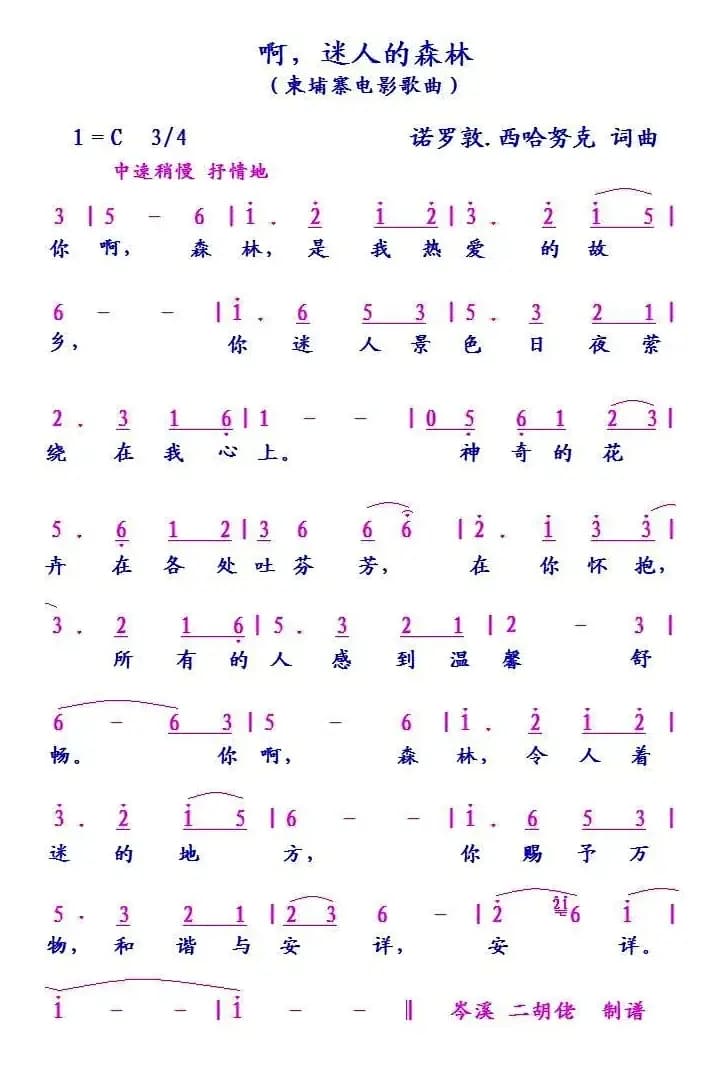 [柬埔寨]啊，迷人的森林