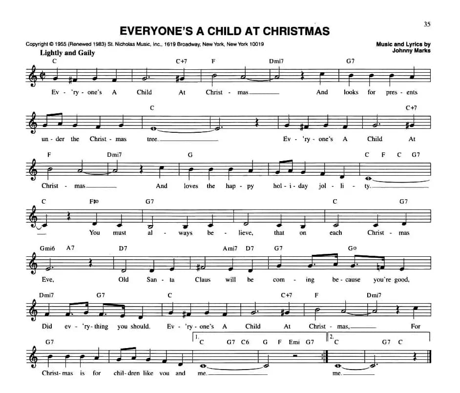 THE ULTIMATE CHRISTMAS FAKE BOOK：49.EVERYONE'S A CHILD AT CHRISTMAS