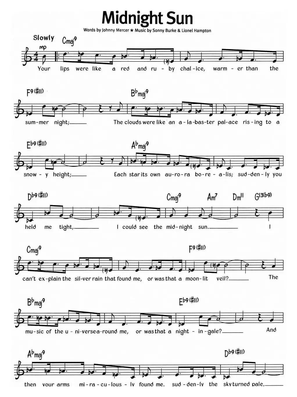 蓝调音乐：Midnight Sun