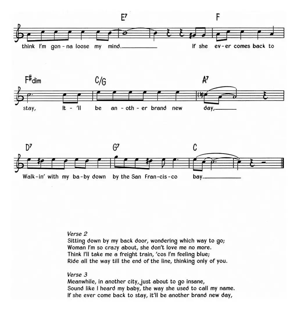 蓝调音乐：San Francisco Bay Blues