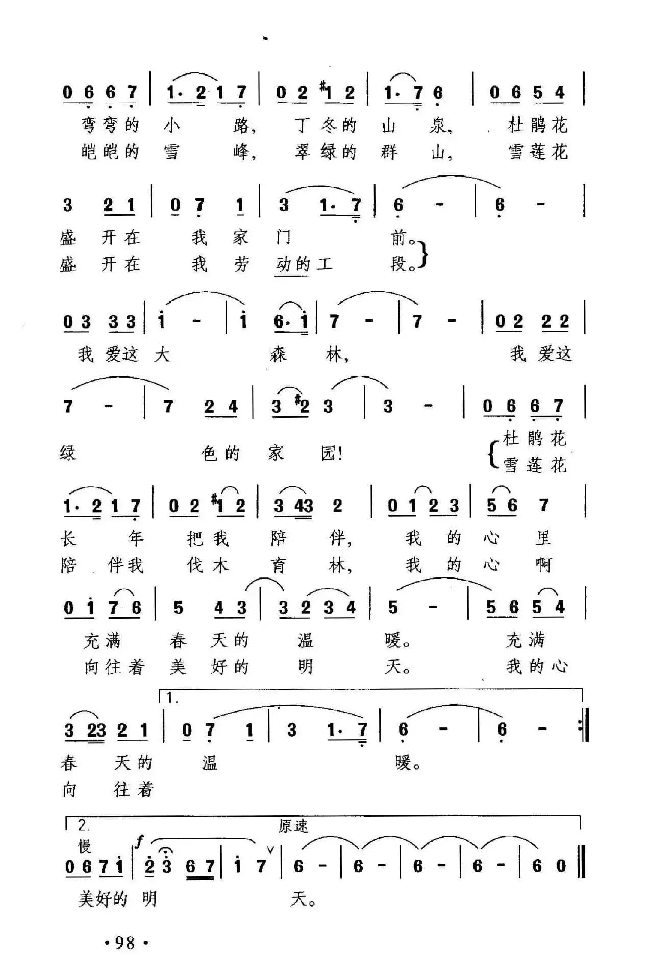 我爱绿色的家园