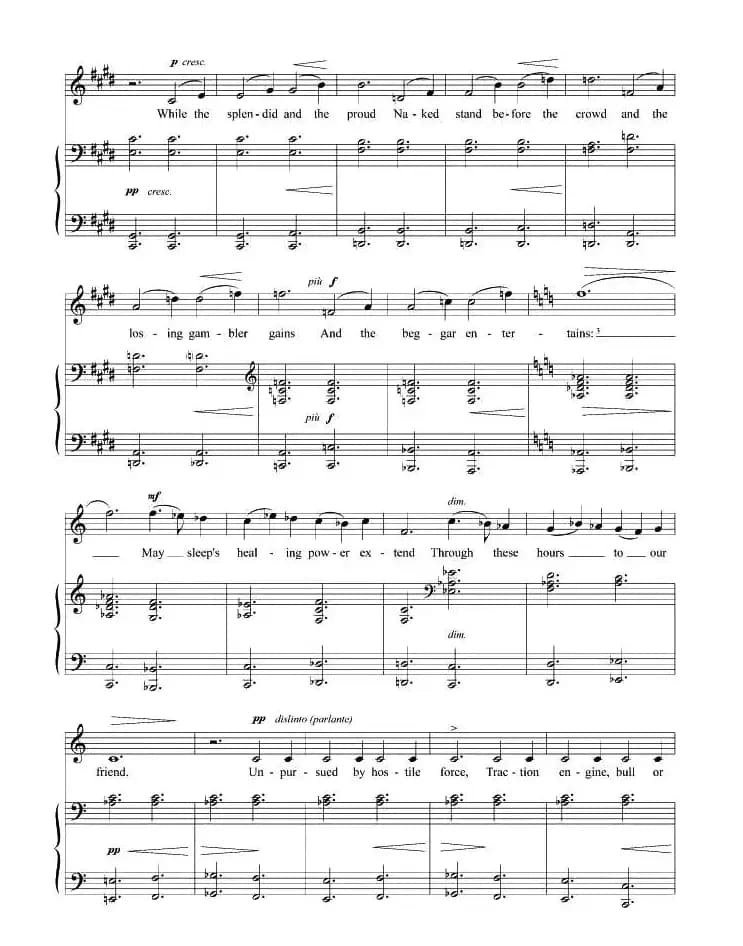 [美] [英]夜曲（正谱 ）