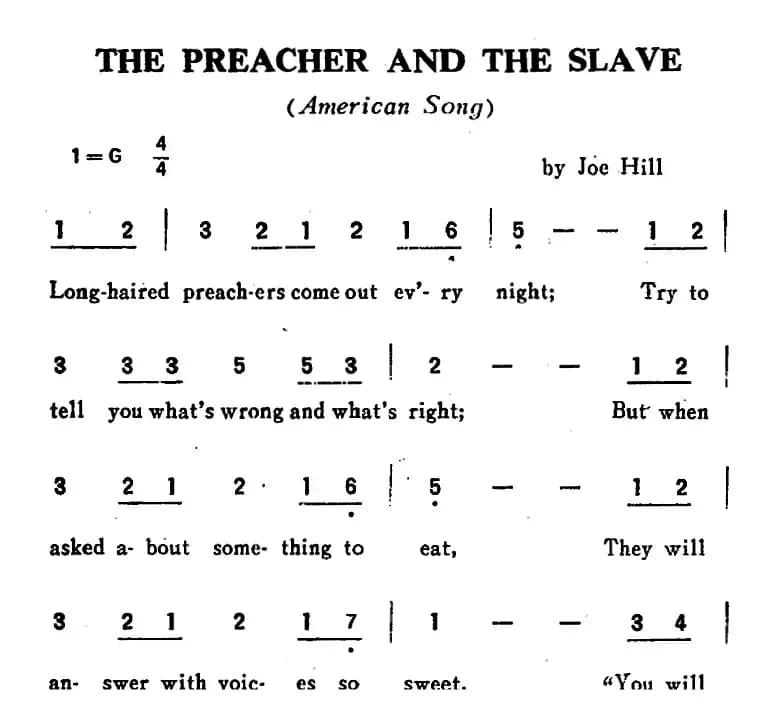 [英]THE PREACHER AND THE SLAVE（传道士和奴隶）