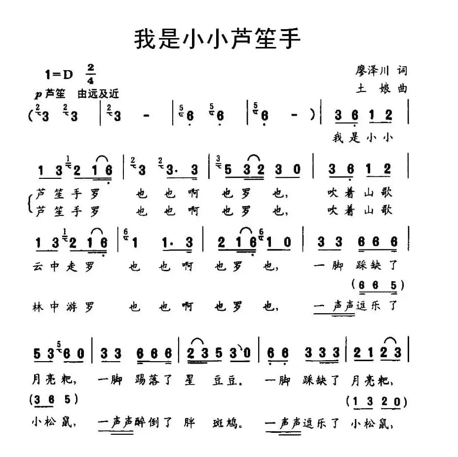 我是小小芦笙手