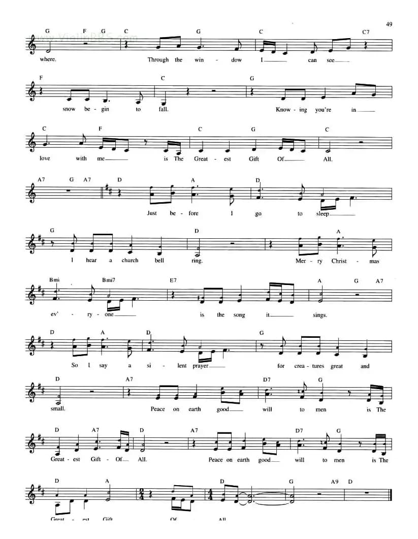 THE GREATEST GIFT OF ALL