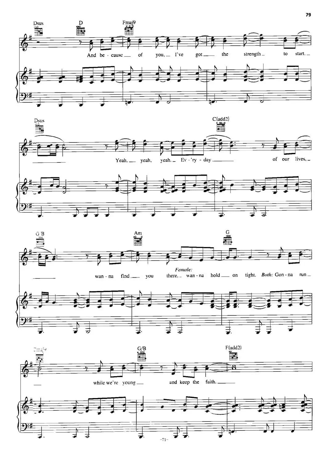 [美]Everyday（正谱）