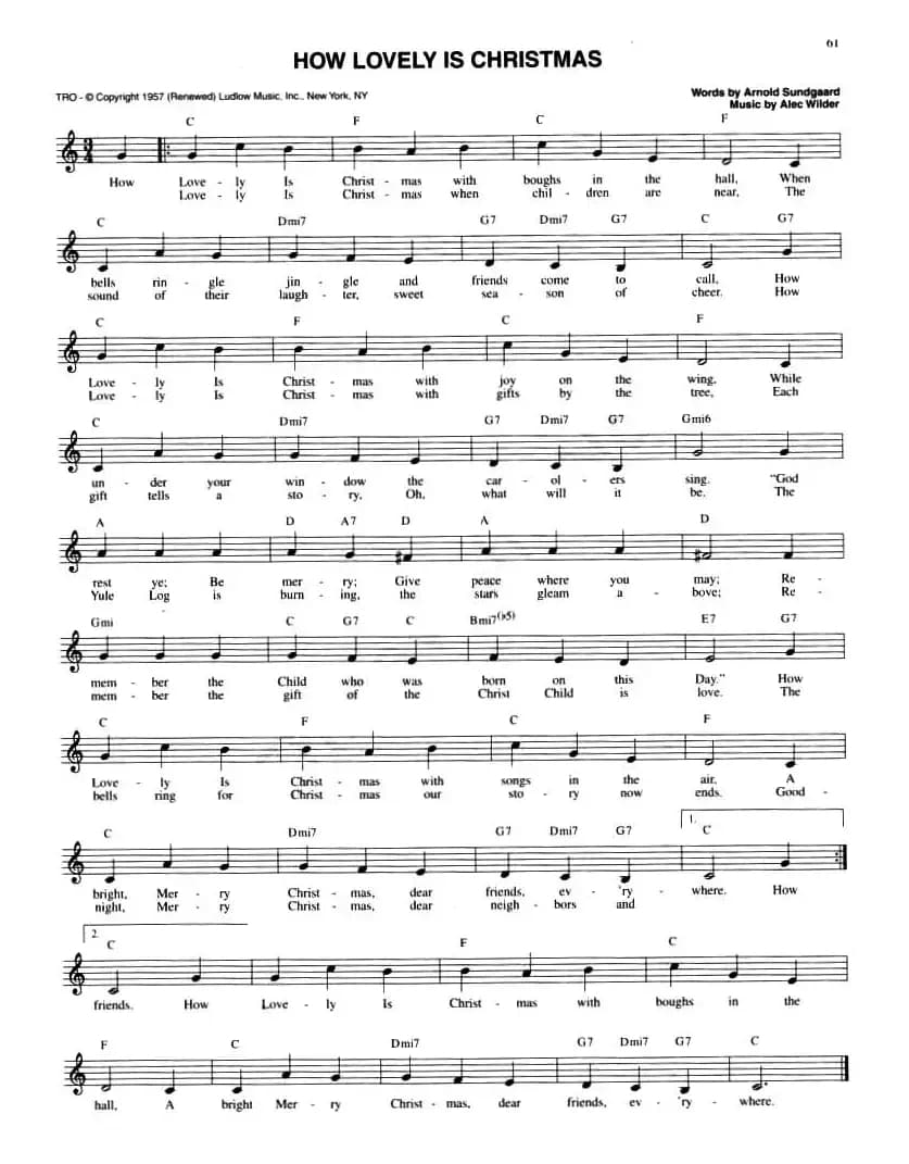 HOW LOVELY IS CHRISTMAS