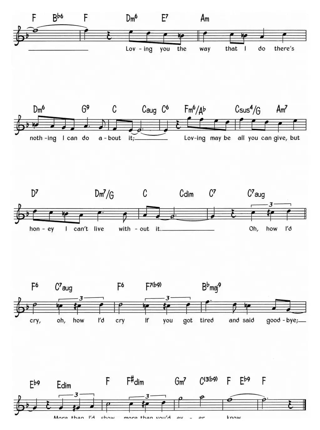 蓝调音乐：More Than You Know