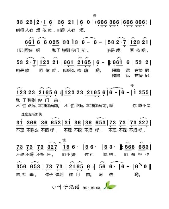 弦子弹到你门前