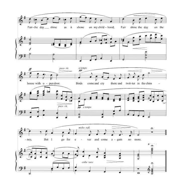 我要流浪到何方？（正谱 [英]）