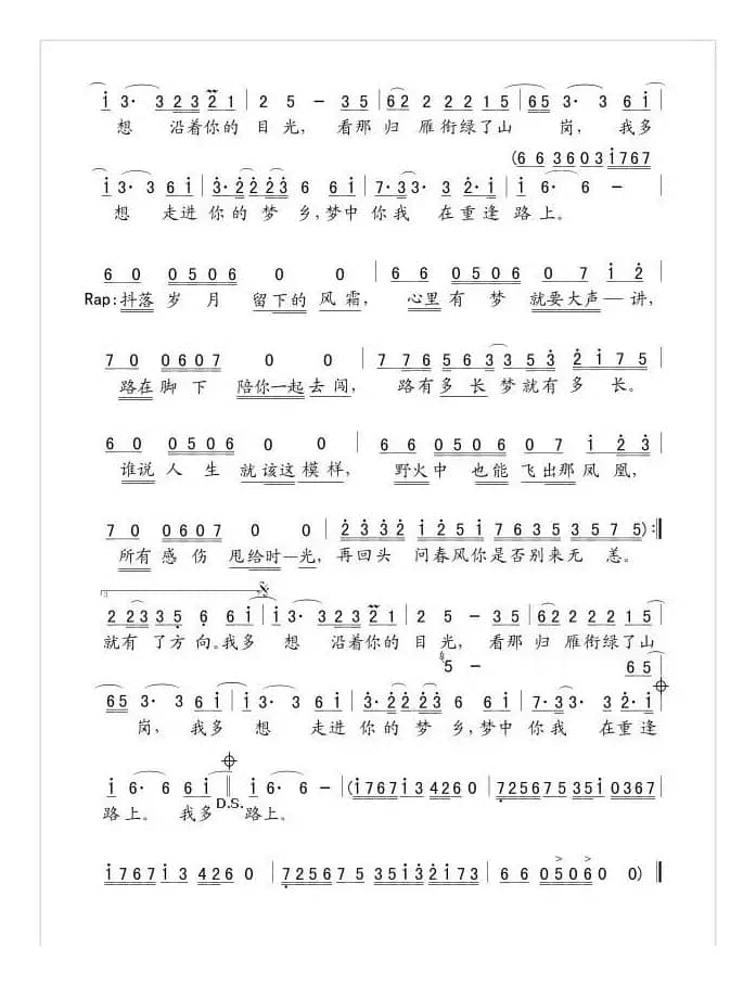 梦的方向（电视剧《阳光路上》片尾曲）