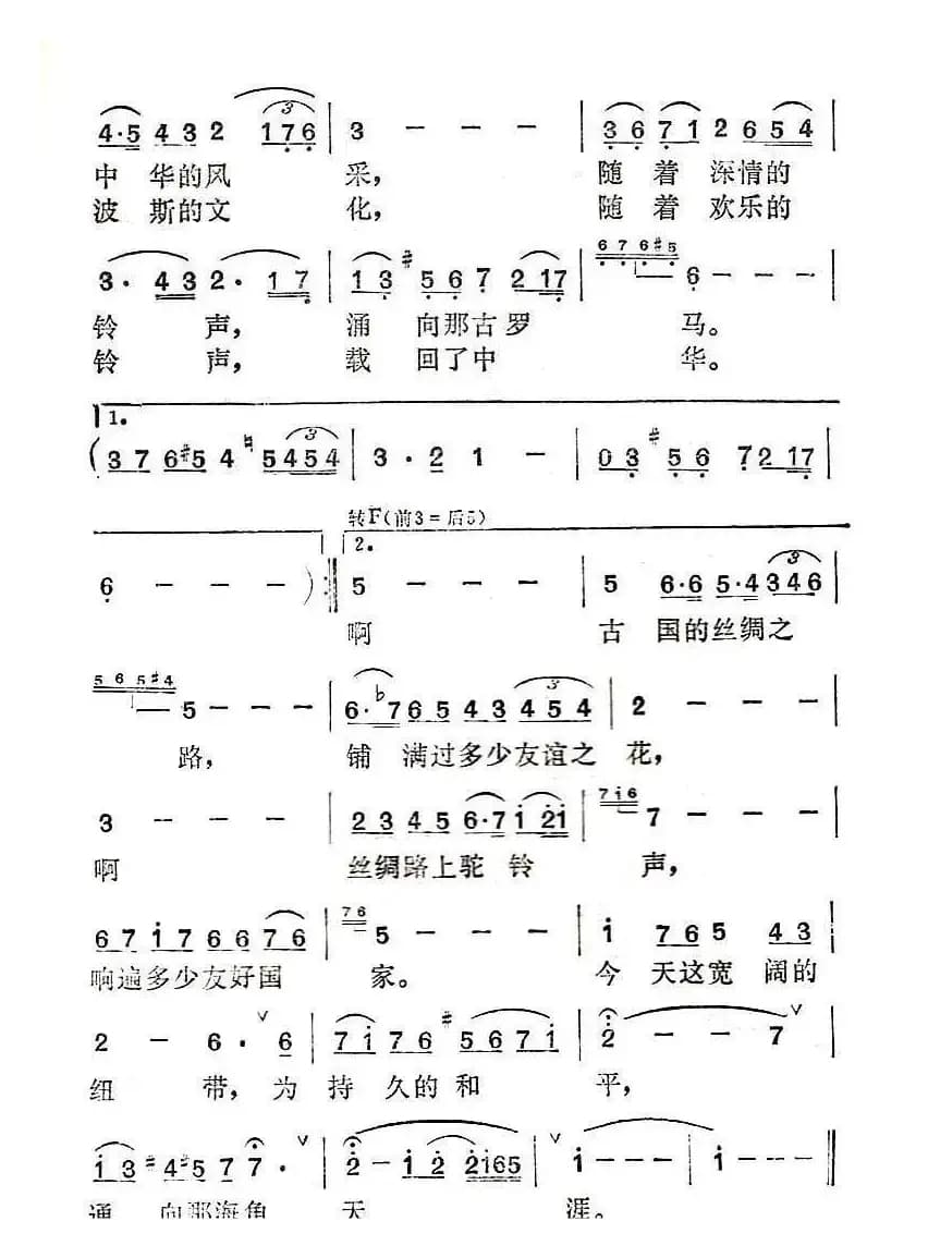 丝绸路上驼铃声