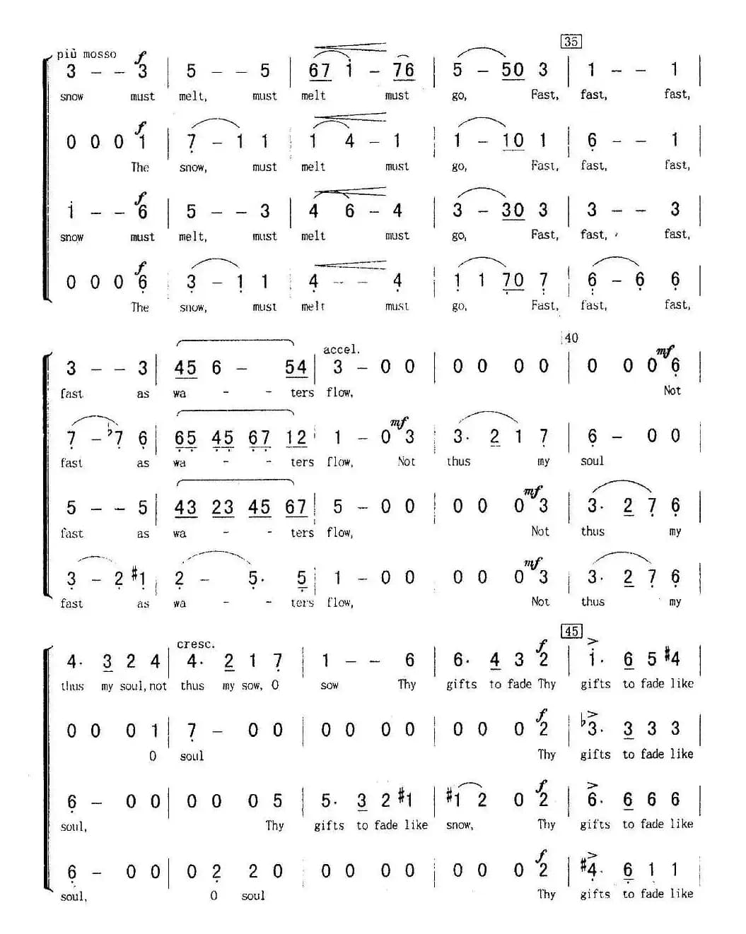 The Snow（雪花）