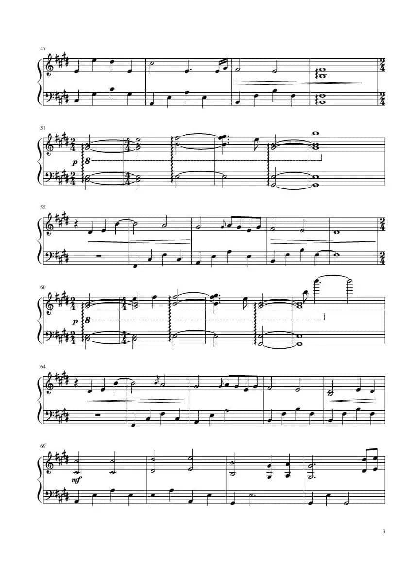 What I Feel When I See Her（钢琴独奏）