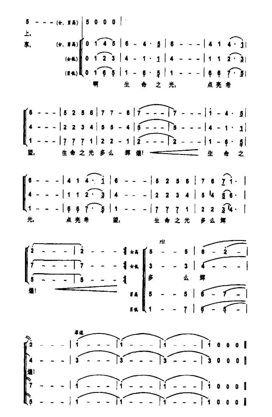 生命之光（第7届全国残运会会歌）