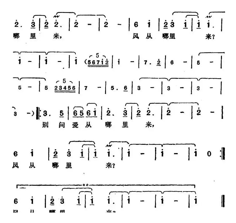 邓丽君演唱金曲:风从哪里来