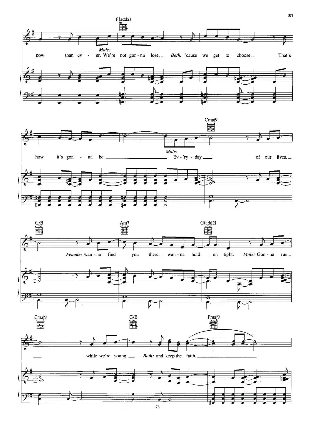 [美]Everyday（正谱）