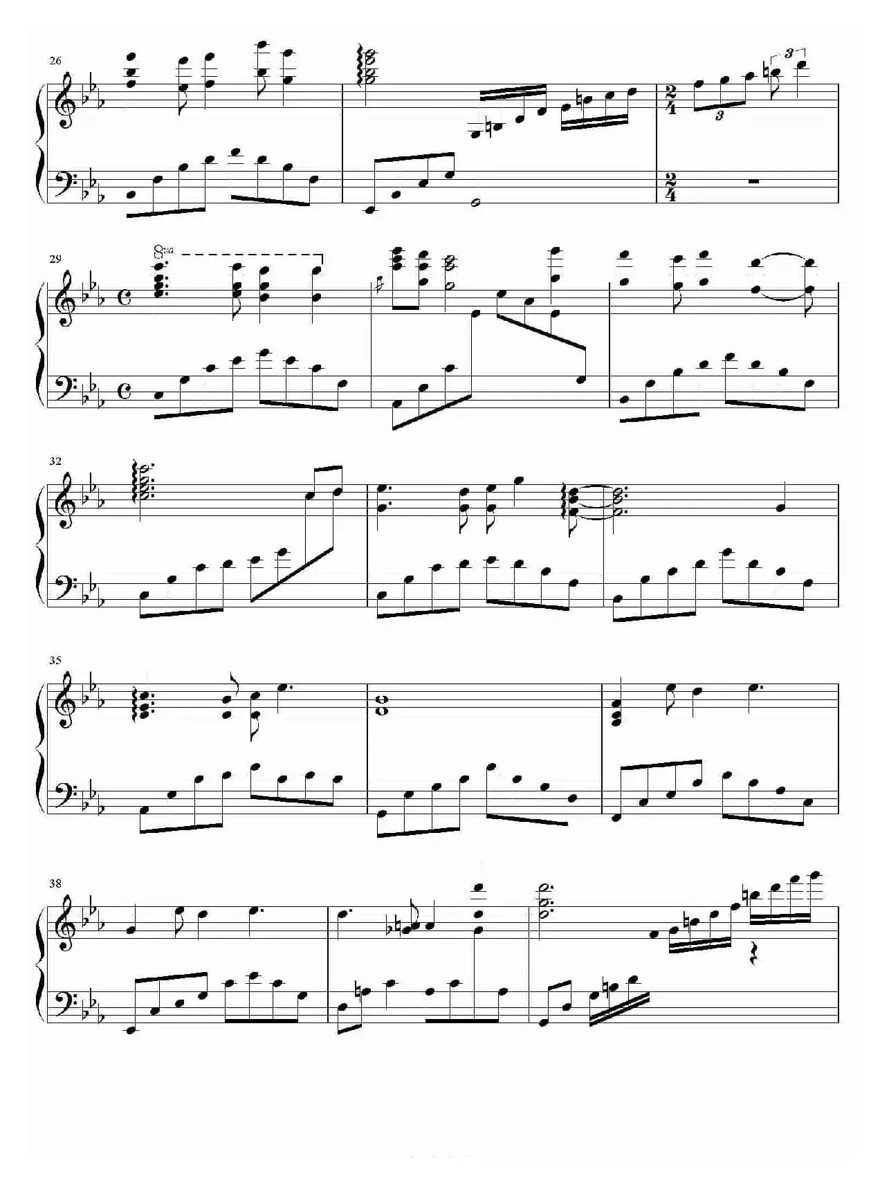 天空之城（钢琴谱）